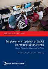 Elargir La Promesse de L'Enseignement Superieur Au-Dela Du Petit Nombre En Afrique Subsaharienne