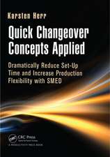 Quick Changeover Concepts Applied: Dramatically Reduce Set-Up Time and Increase Production Flexibility with SMED