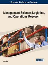 Management Science, Logistics, and Operations Research