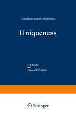 Uniqueness: The Human Pursuit of Difference