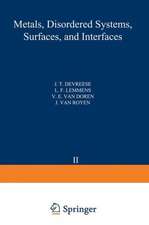 Recent Developments in Condensed Matter Physics: Volume 2 · Metals, Disordered Systems, Surfaces, and Interfaces