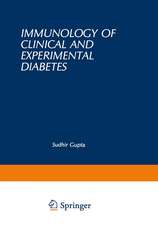 Immunology of Clinical and Experimental Diabetes