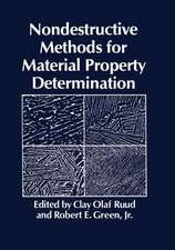 Nondestructive Methods for Material Property Determination