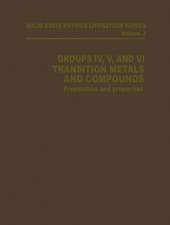 Groups IV, V, and VI Transition Metals and Compounds: Preparation and Properties