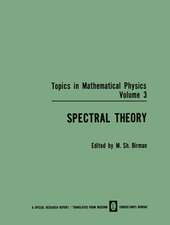 Spectral Theory