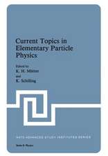 Current Topics in Elementary Particle Physics