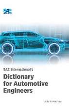 SAE International's Dictionary for Automotive Engineers