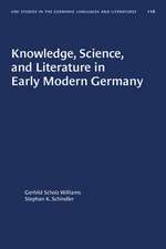 Knowledge, Science, and Literature in Early Modern Germany