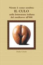 Niente E Come Sembra: Il Culo Nella Letteratura Italiana Dal Medioevo All'800