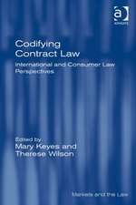Codifying Contract Law