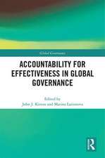 Accountability for Effectiveness in Global Governance