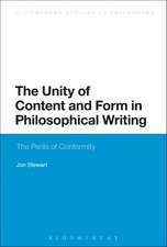 The Unity of Content and Form in Philosophical Writing: The Perils of Conformity