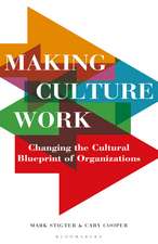 Making Culture Work: Changing the Cultural Blueprint of Organizations