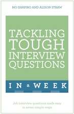 Tackling Tough Interview Questions in a Week