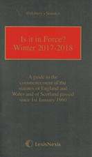 IS IT IN FORCE WINTER 2017