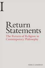 Lambert, G: Return Statements