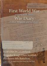 9 DIVISION 2 Lowland Brigades King's Own Scottish Borderers 6th Battalion.: 1 April 1919 - 31 August 1919 (First World War, War Diary, WO95/1776/7)