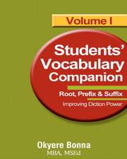 Student Vocabulary Companion 1