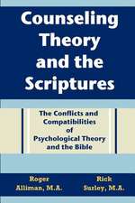 Counseling Theory and the Scriptures