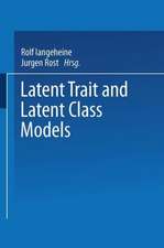 Latent Trait and Latent Class Models