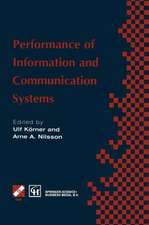 Performance of Information and Communication Systems: IFIP TC6 / WG6.3 Seventh International Conference on Performance of Information and Communication Systems (PICS ’98) 25–28 May 1998, Lund, Sweden