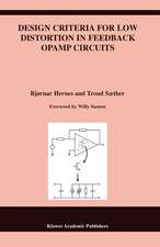 Design Criteria for Low Distortion in Feedback Opamp Circuits