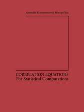 Correlation Equations: For Statistical Computations