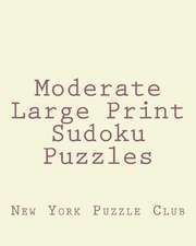 Moderate Large Print Sudoku Puzzles