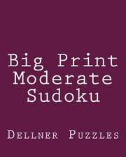 Big Print Moderate Sudoku