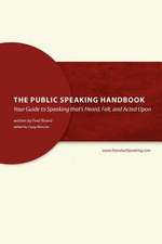 The Public Speaking Handbook