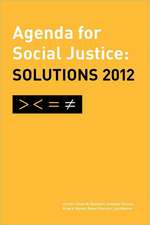 Agenda for Social Justice: Solutions 2012