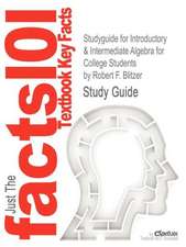 Studyguide for Introductory & Intermediate Algebra for College Students by Blitzer, Robert F., ISBN 9780321758941