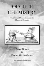 Occult Chemistry