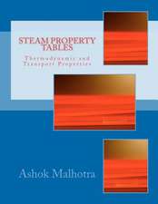 Steam Property Tables: Thermodynamic and Transport Properties