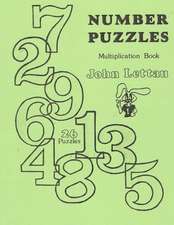 Number Puzzles-Multiplication Book