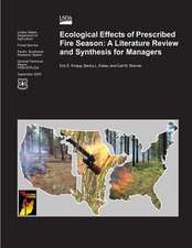 Ecological Effects of Prescribed Fire Season