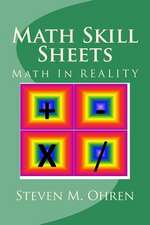 Math Skill Sheets