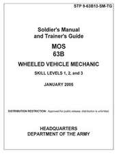 Soldier Training Publication Stp 9-63b13-SM-Tg Soldier's Manual and Trainer's Guide Mos 63b Wheeled Vehicle Mechanic Skill Levels 1, 2, and 3 January