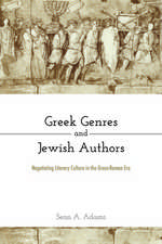 Adams, S: Greek Genres and Jewish Authors