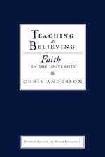 Teaching as Believing