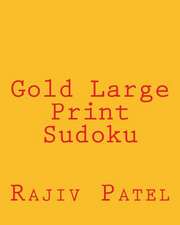 Gold Large Print Sudoku