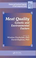 Meat Quality: Genetic and Environmental Factors