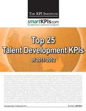 Top 25 Talent Development Kpis of 2011-2012