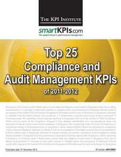 Top 25 Compliance and Audit Management Kpis of 2011-2012