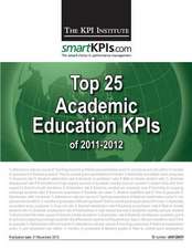 Top 25 Academic Education Kpis of 2011-2012