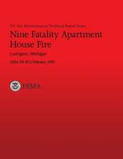 Nine Fatality Apartment House Fire, Ludington, Michigan