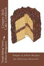 Country Style Cake Cookbook