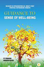 Guidance to Sense of Well-Being