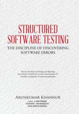 Structured Software Testing