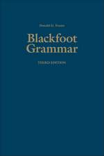 Blackfoot Grammar